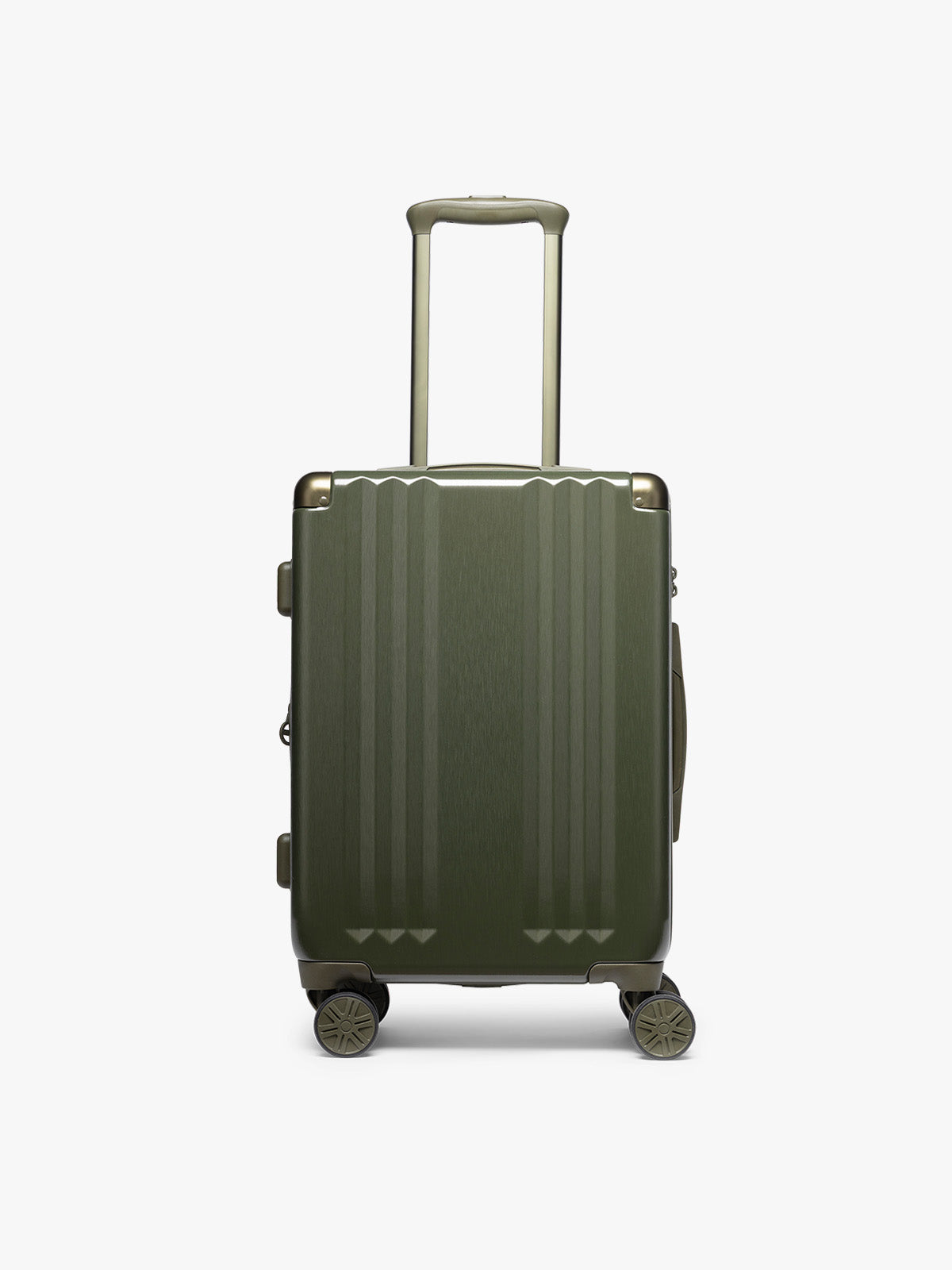 CALPAK dark green Pine Carry On Luggage; LAM2000-PINE