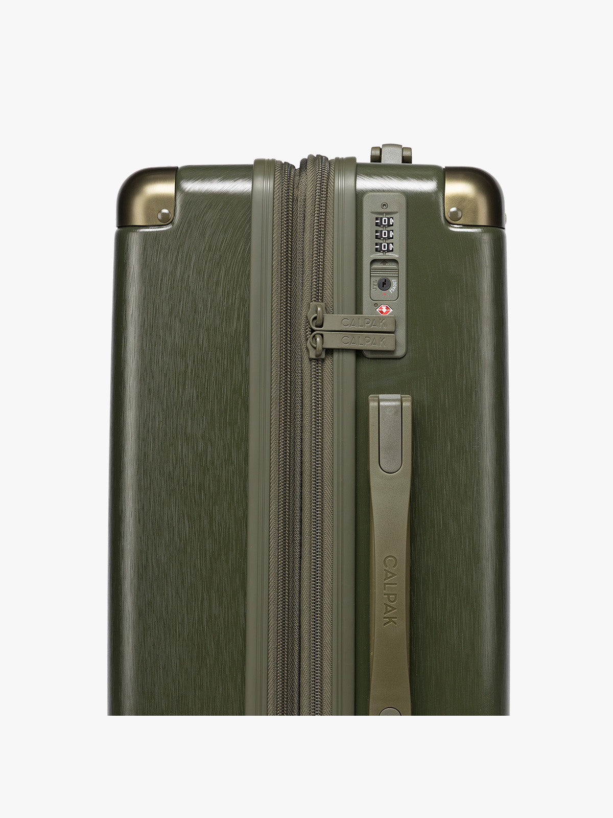 CALPAK Ambeur 3pc dark green TSA lock; LAM3000-PINE