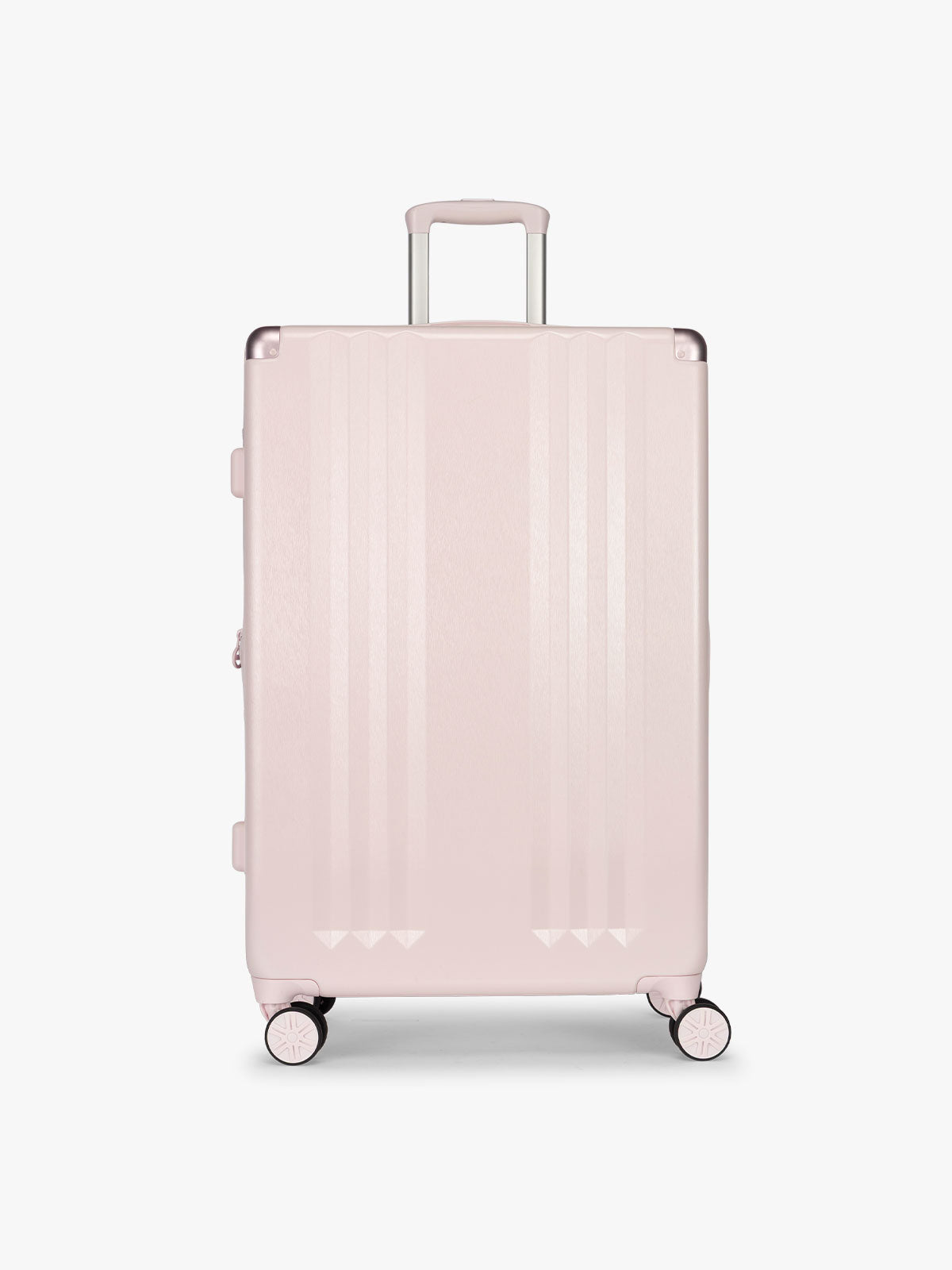 Large luggage size of CALPAK Ambeur 2pc Luggage Set in Carry On and Large Luggage in light pink; LAM2000-SHELL-PINK