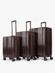 CALPAK Ambeur 3pc set in brown walnut; LAM3000-WALNUT