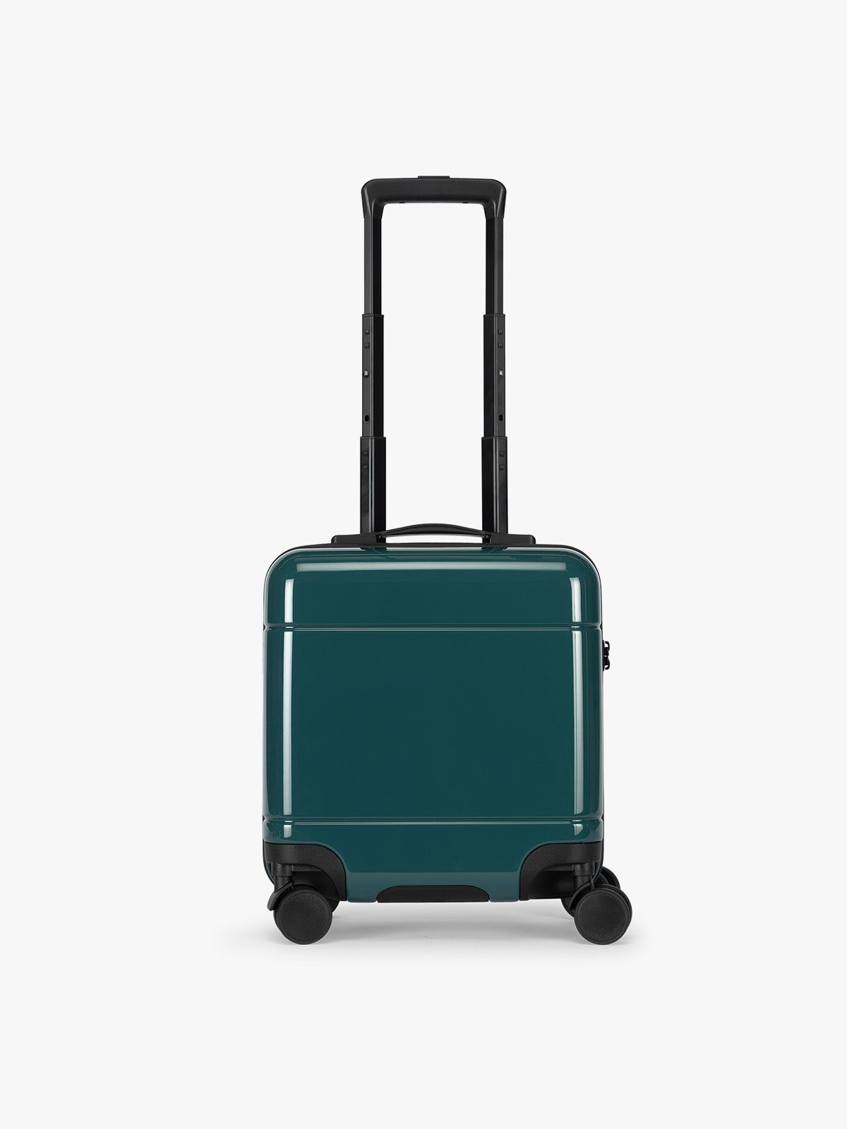 CALPAK Hue Mini Carry-On Luggage in dark green Kale; LHU1014-GLAZED-KALE