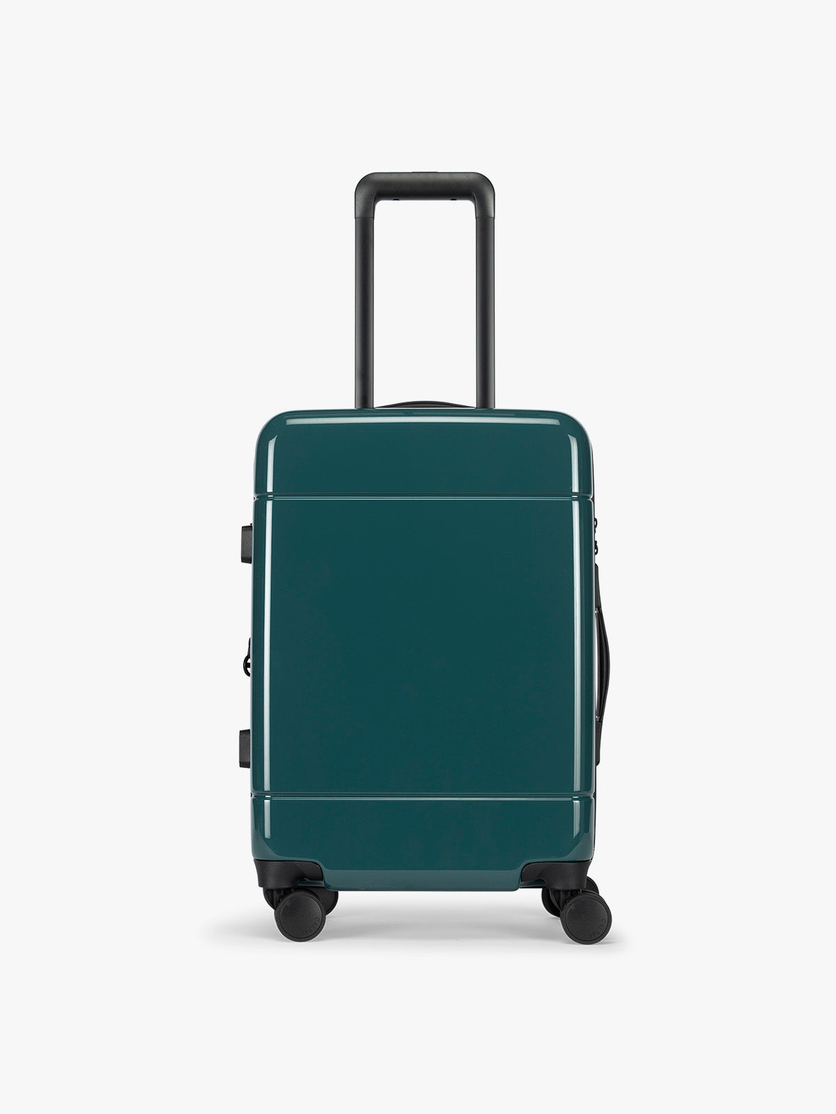 CALPAK Hue Carry On Luggage in dark green Glazed Kale; LHU1020-NP-GLAZED-KALE
