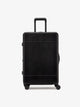 medium 26 inch hardside polycarbonate luggage in black from CALPAK Hue collection; LHU1024-BLACK