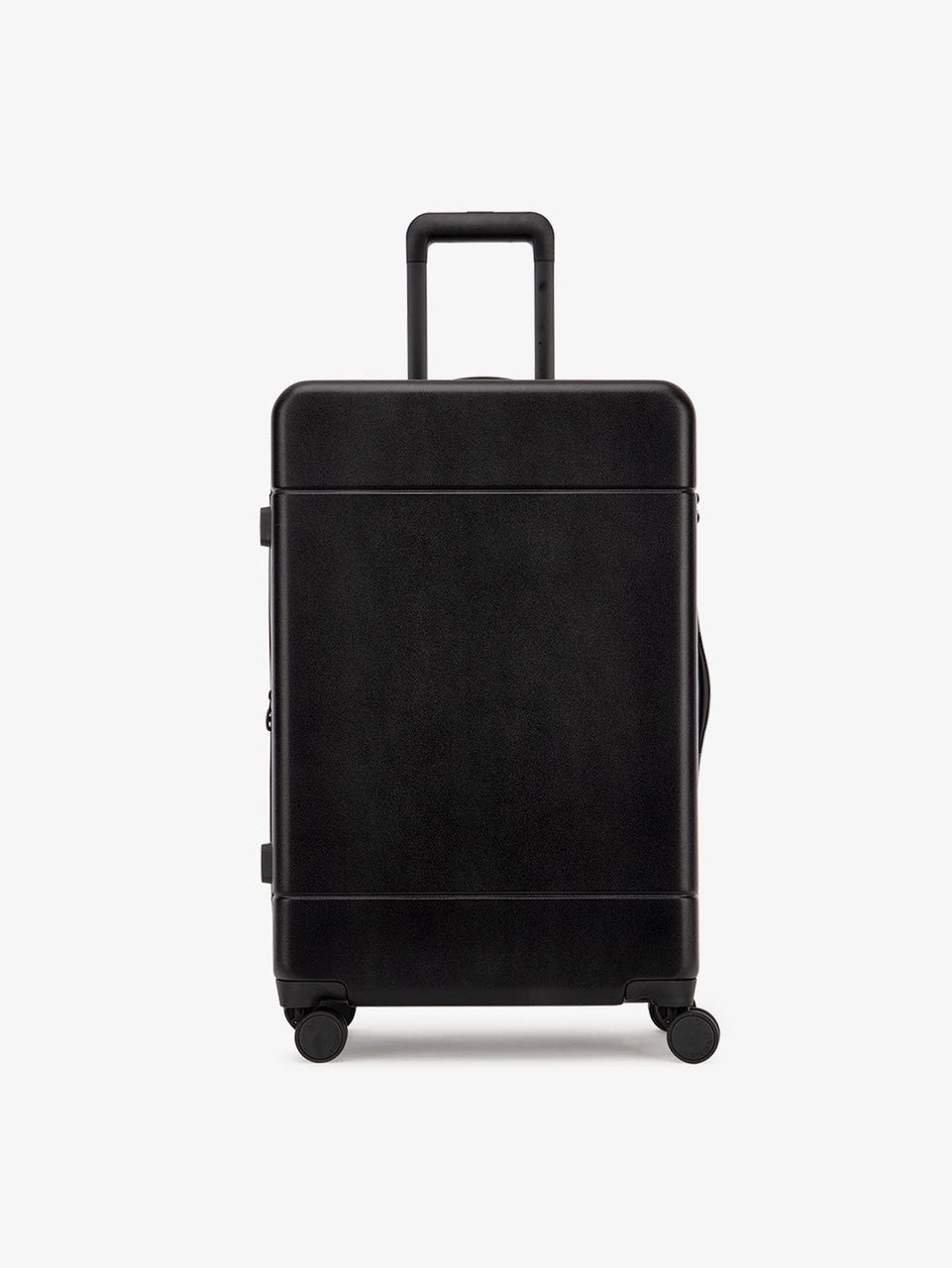 medium 26 inch hardside polycarbonate luggage in black from CALPAK Hue collection; LHU1024-BLACK