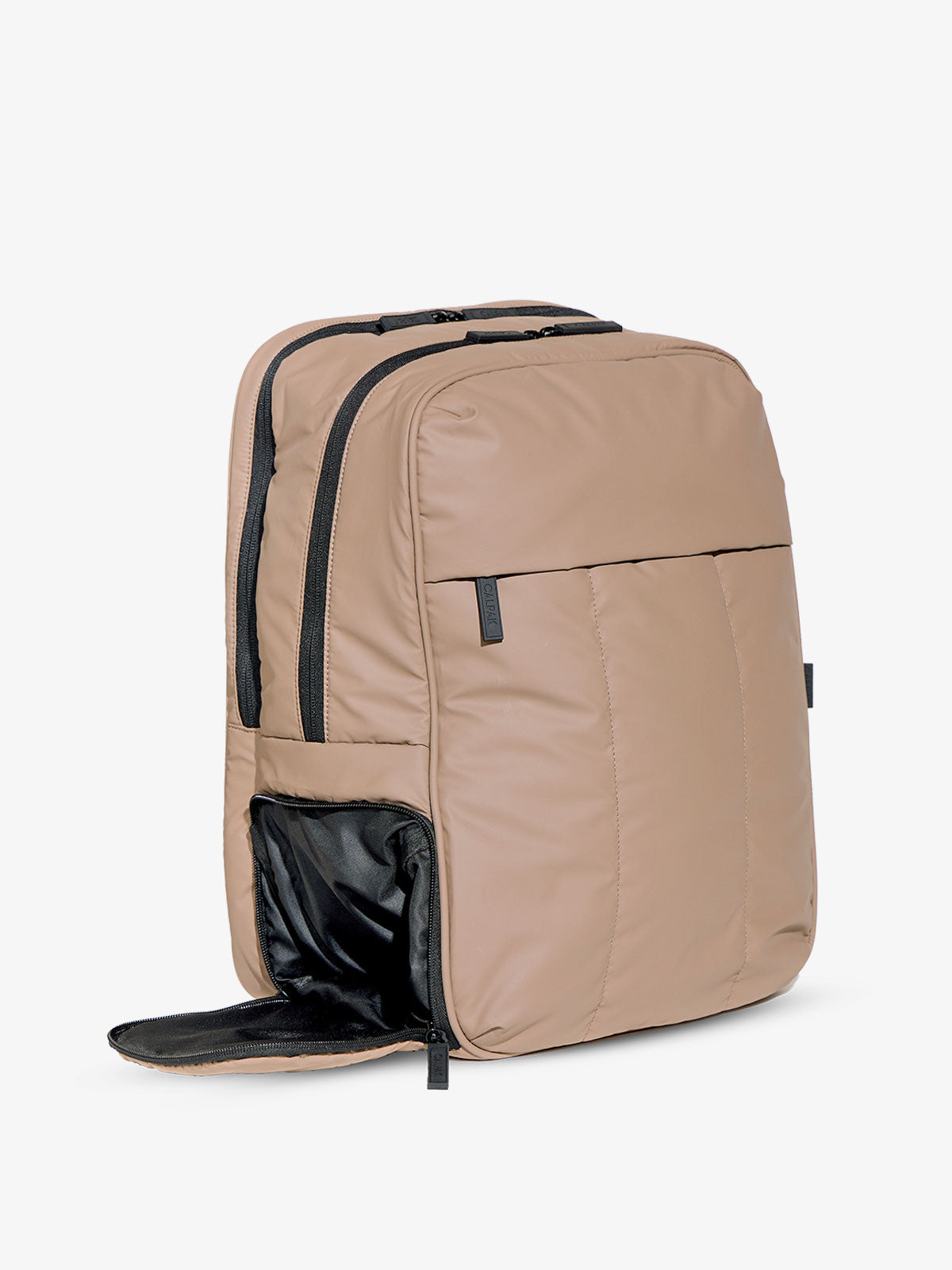 Luka 17 inch Laptop Backpack with shoe compartment in brown chocolate; BPX2301-CHOCOLATE