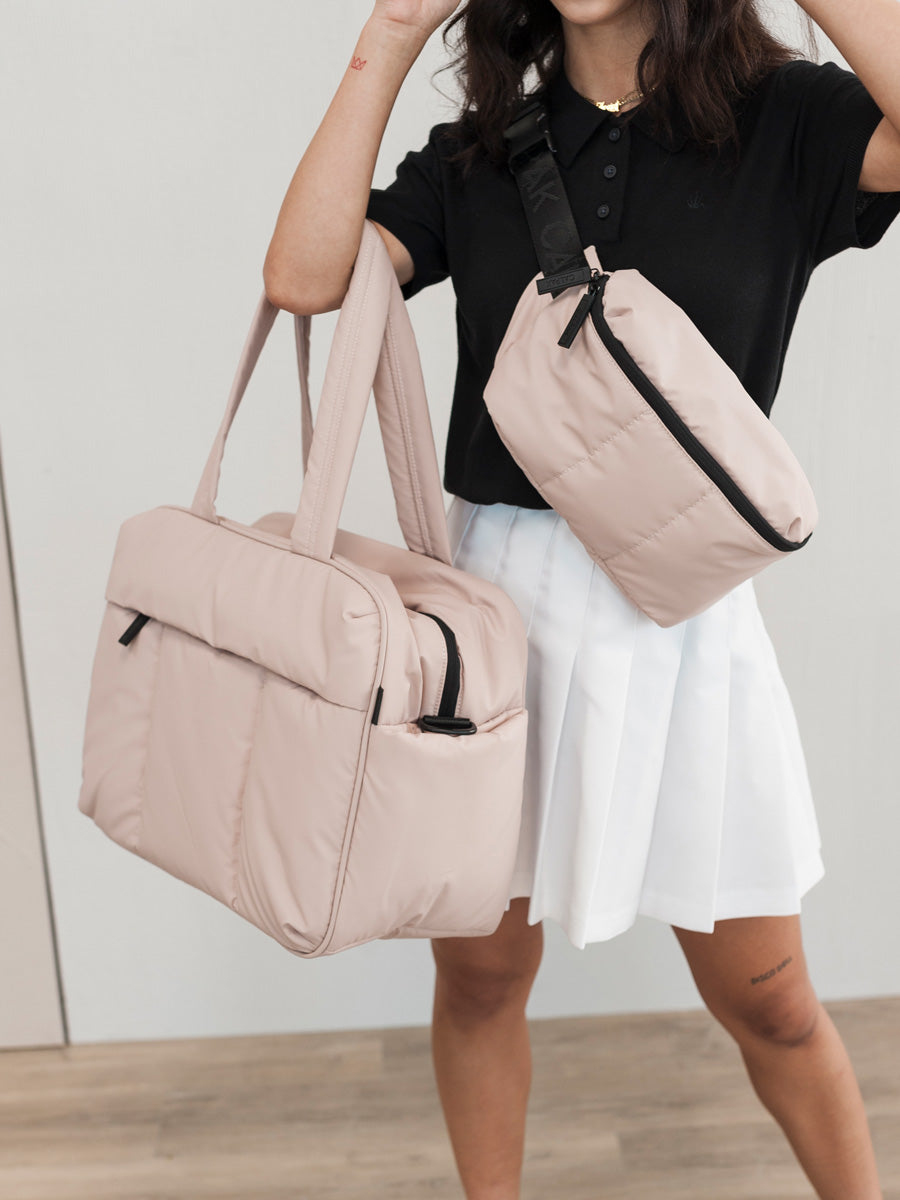 pink CALPAK Luka belt bag ; BB1901-ROSE-QUARTZ