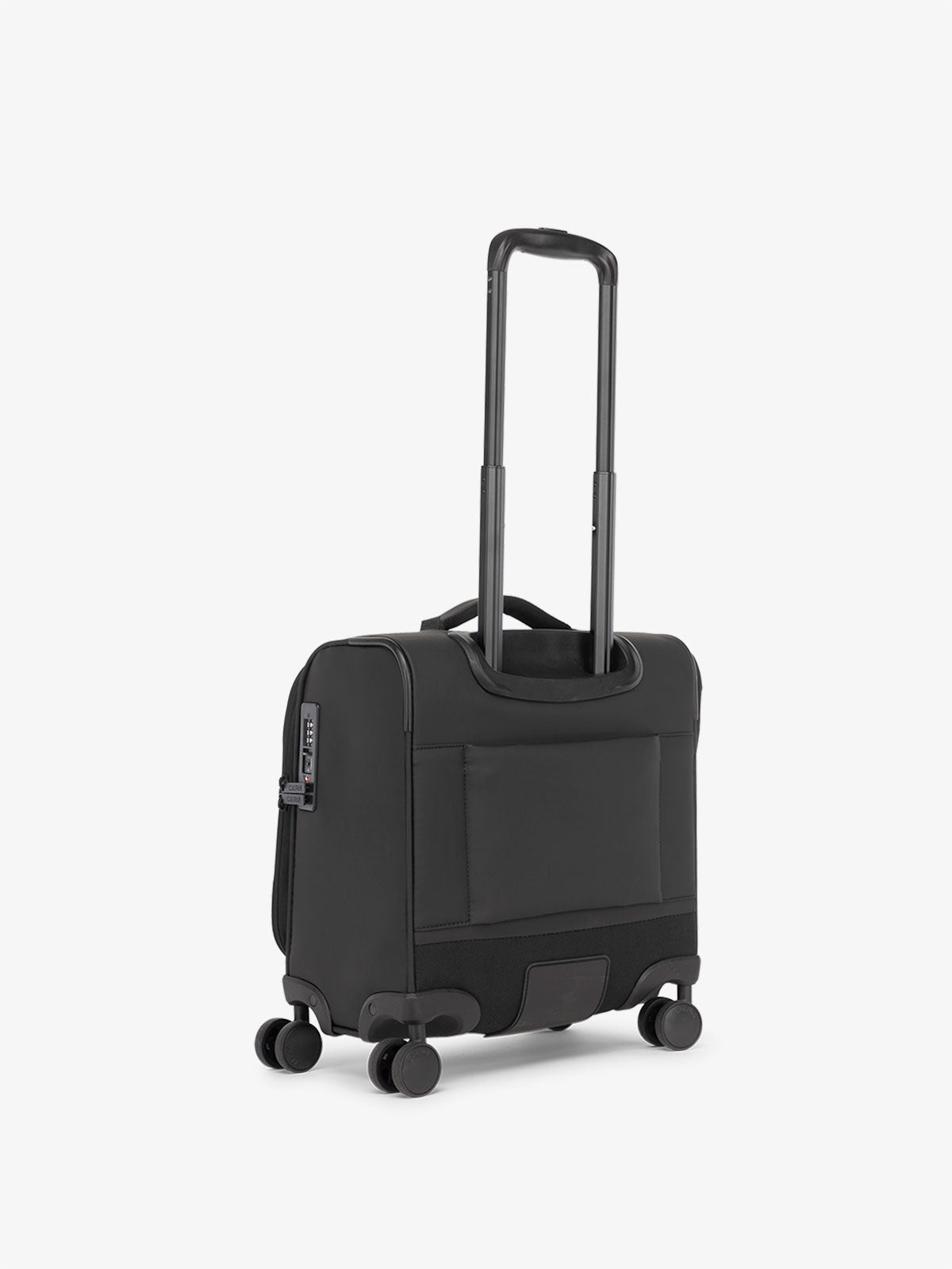 CALPAK Luka mini soft suitcase with 360 spinner wheels in black; LSM1014-MATTE-BLACK