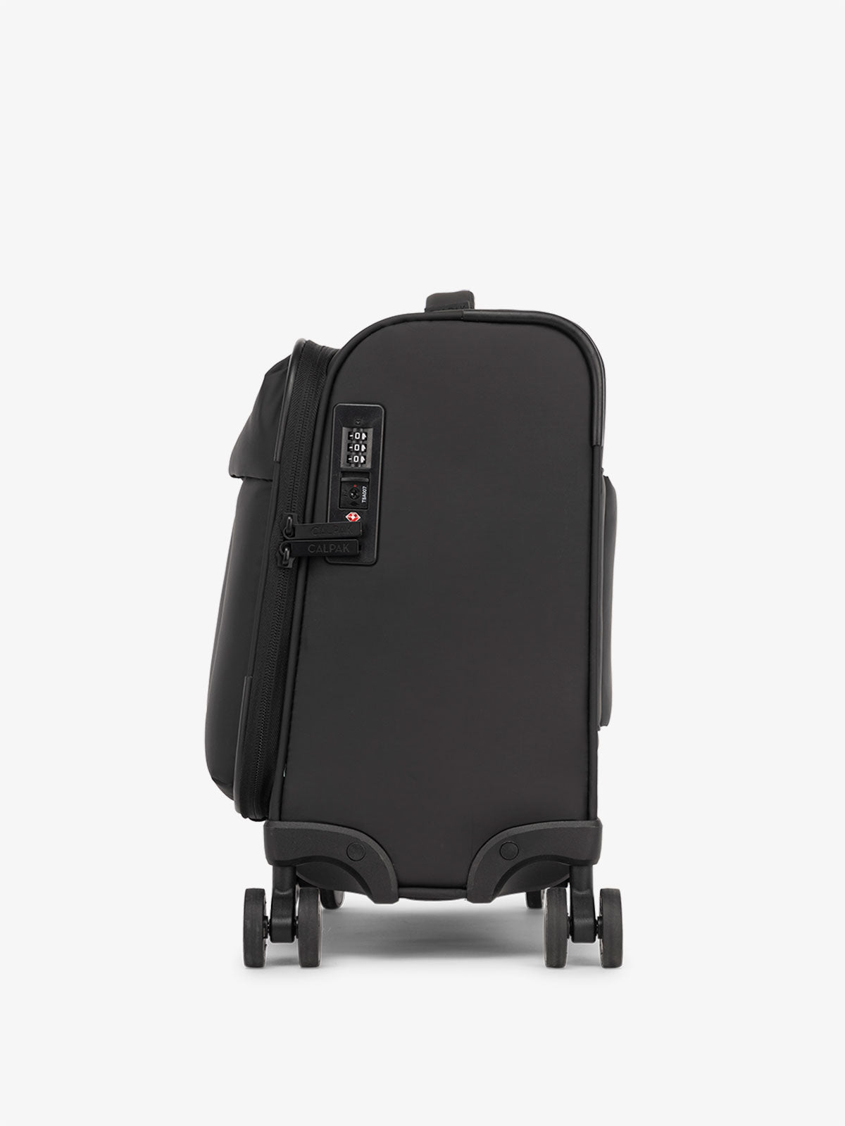 CALPAK Luka mini soft suitcase with TSA lock in black; LSM1014-MATTE-BLACK