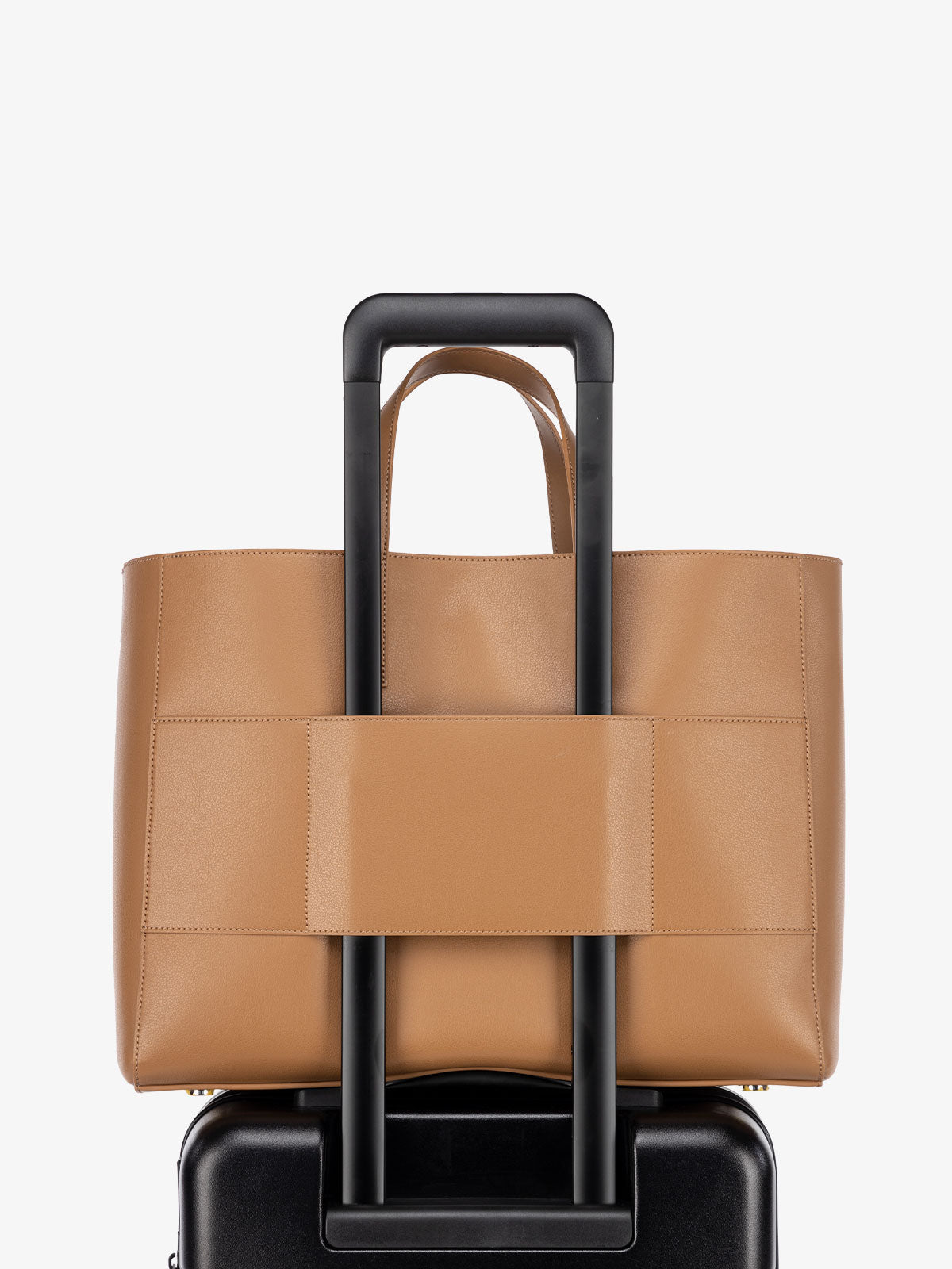 bag for laptop and ipage with luggage sleeve; ATO2102-TOFFEE