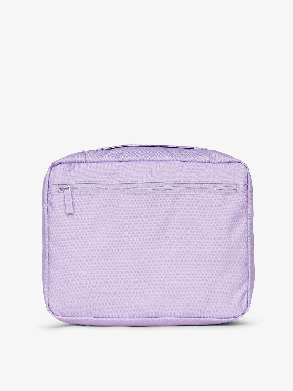 CALPAK zippered mesh organizers with top handle in orchid purple; PC1601-ORCHID