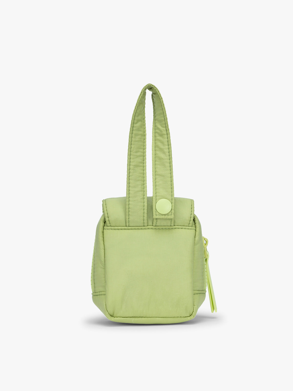 CALPAK Baby Collection Pacifier Pouch in light green Lime front view; PCB2501-LIME