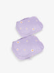 CALPAK small compression packing cubes in purple floral print; PCS2301-ORCHID-FIELDS
