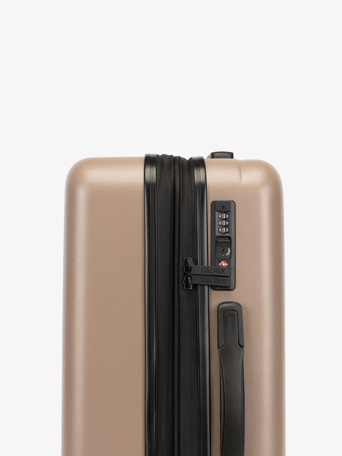 CALPAK Starter Bundle expandable Luggage set with TSA approved Lock in brown; LCO8000-CHOCOLATE