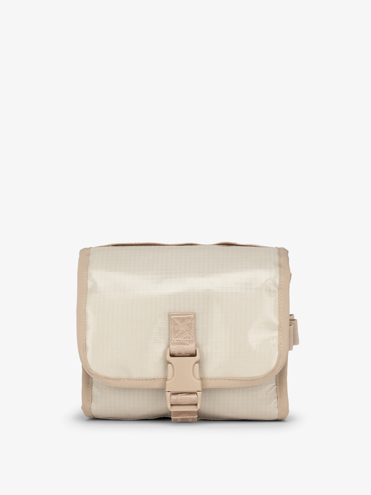 CALPAK Terra Hanging Toiletry Bag in white sands; THY2201-WHITE-SANDS