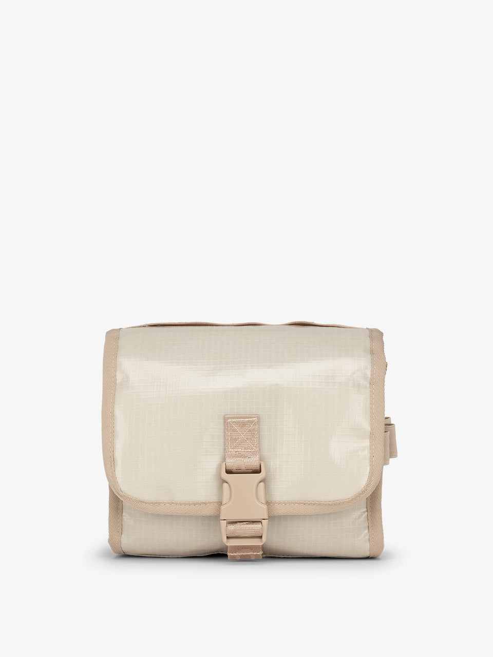 CALPAK Terra Hanging Toiletry Bag in white sands; THY2201-WHITE-SANDS