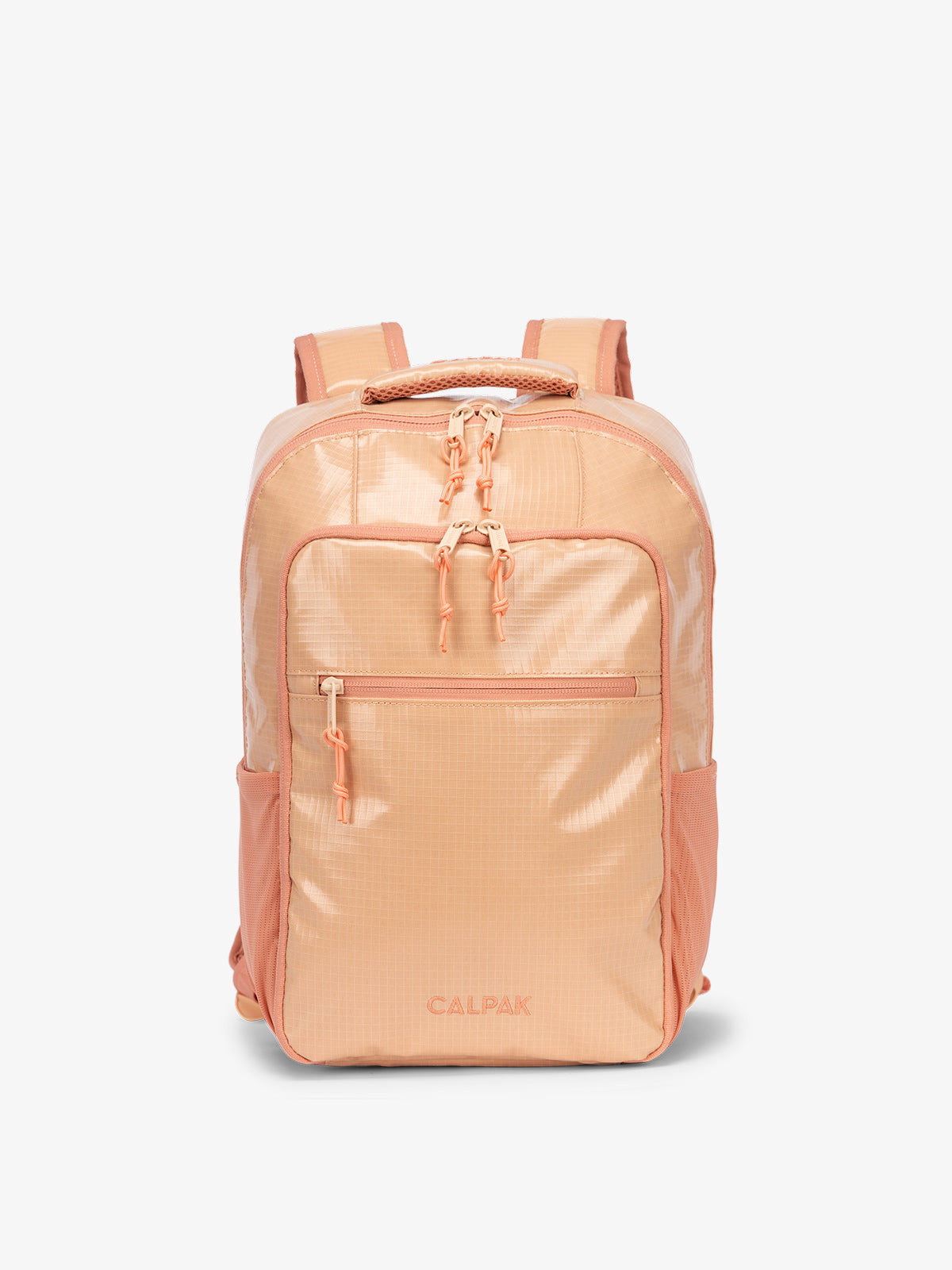Front view of CALPAK Terra Hydration Backpack in canyon; BPT2201-CANYON