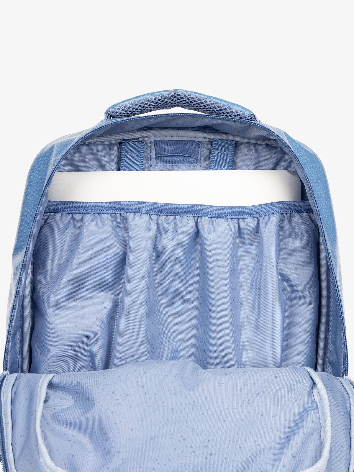 CALPAK Terra Laptop Backpack with laptop slip pocket in glacier; BPT2201-GLACIER