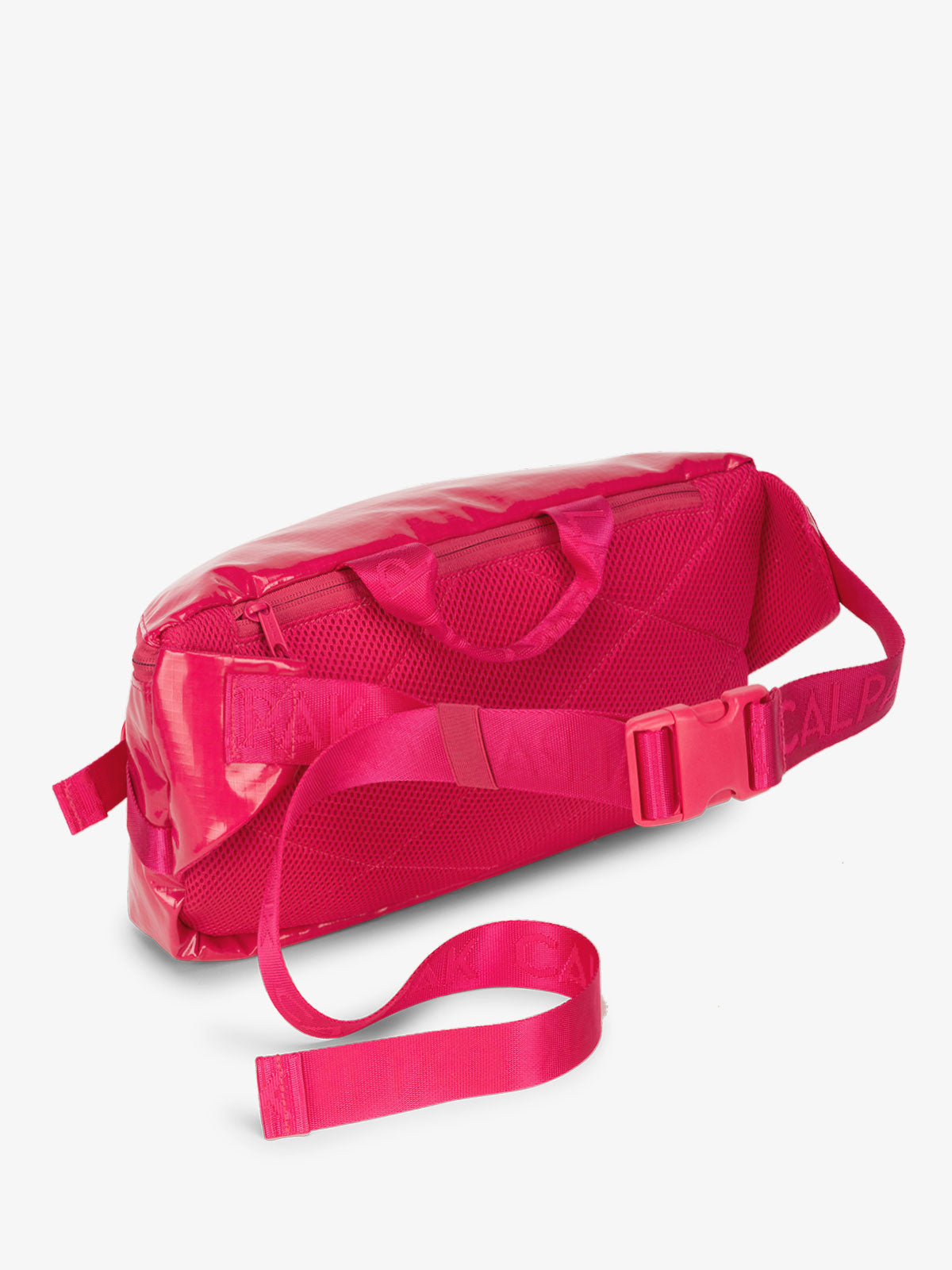 CALPAK Terra Sling Bag for women with adjustable crossbody strap and top handle in pink dragonfruit; CBH2201-DRAGONFRUIT