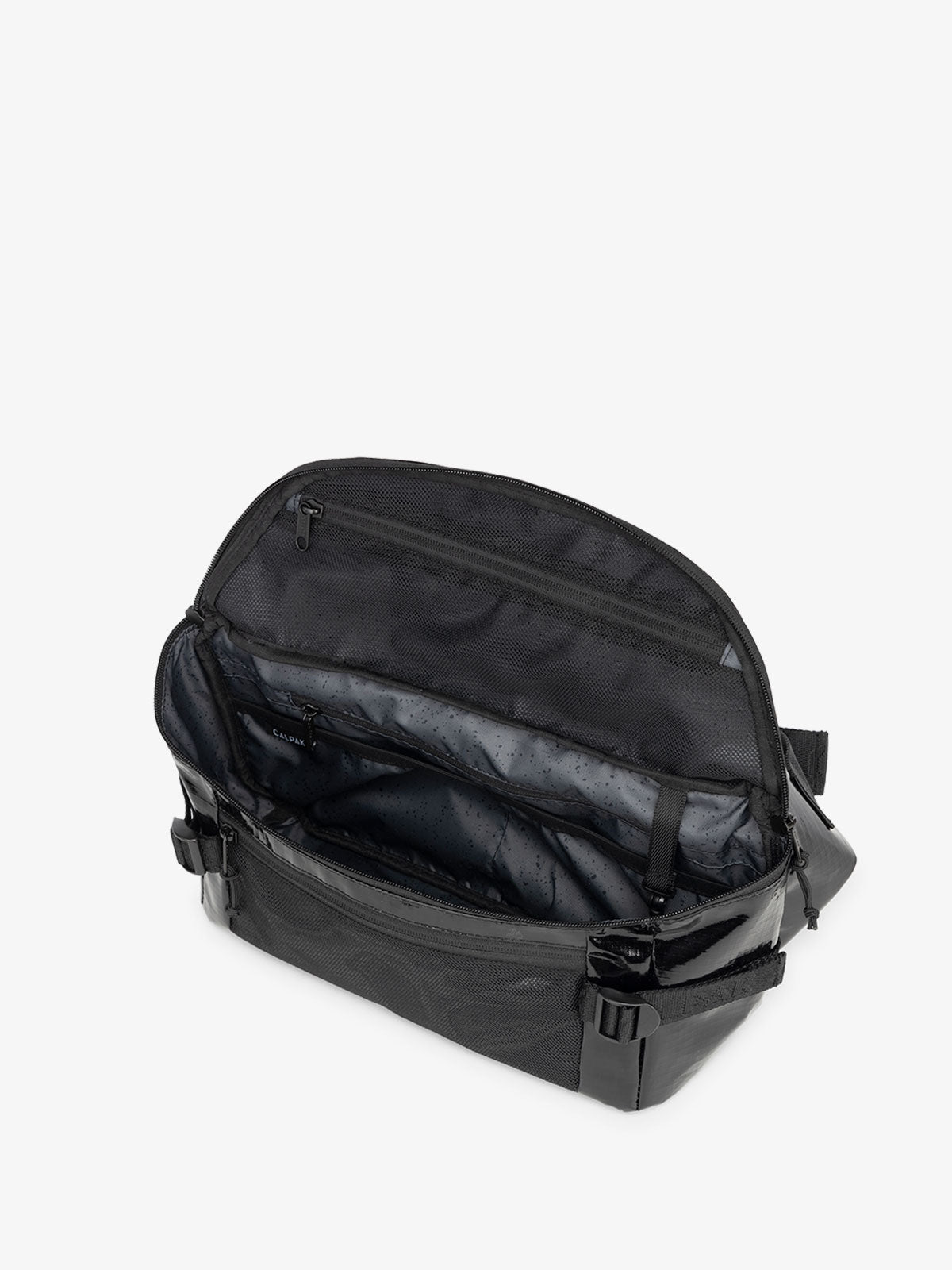 CALPAK sling bag for travel; CBH2201-OBSIDIAN