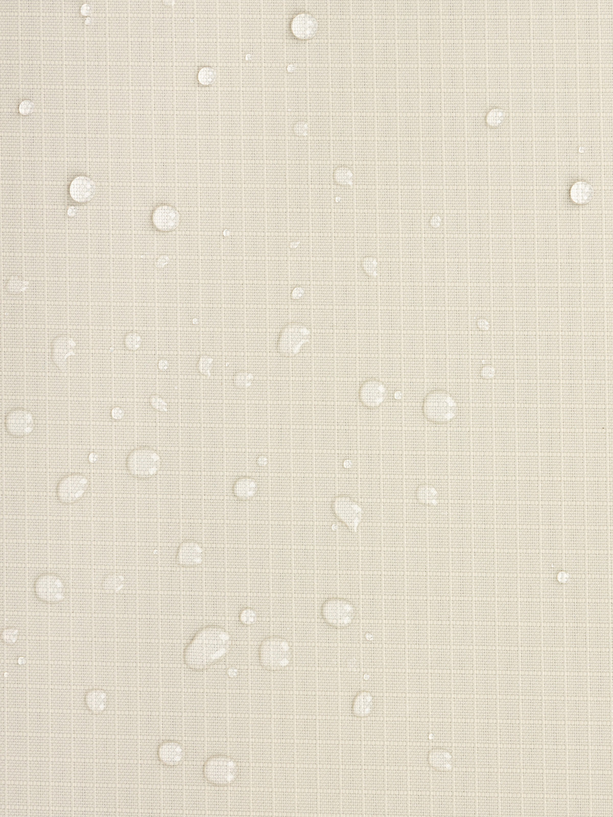Water resistant material shown with water droplets on CALPAK Terra Zippered Passport Wallet in beige White Sands; ATPW2501-WHITE-SANDS