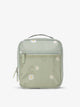 Front-view of CALPAK The Everything Cube made with durable exterior material featuring exterior mesh pocket and top handle in daisy; ACE2401-DAISY