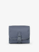 CALPAK Terra Hanging Toiletry Bag in blue Matte Indigo front view; THY2201-INDIGO