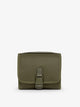CALPAK Terra Hanging Toiletry Bag in dark green Matte Pine front view; THY2201-PINE