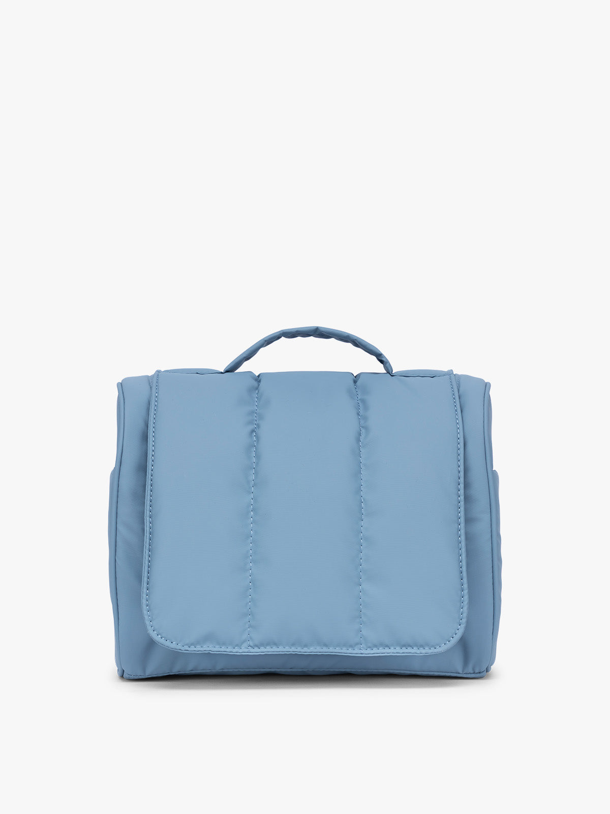 CALPAK Luka Hanging Toiletry Bag in light blue French Blue; TLH2301-FRENCH-BLUE