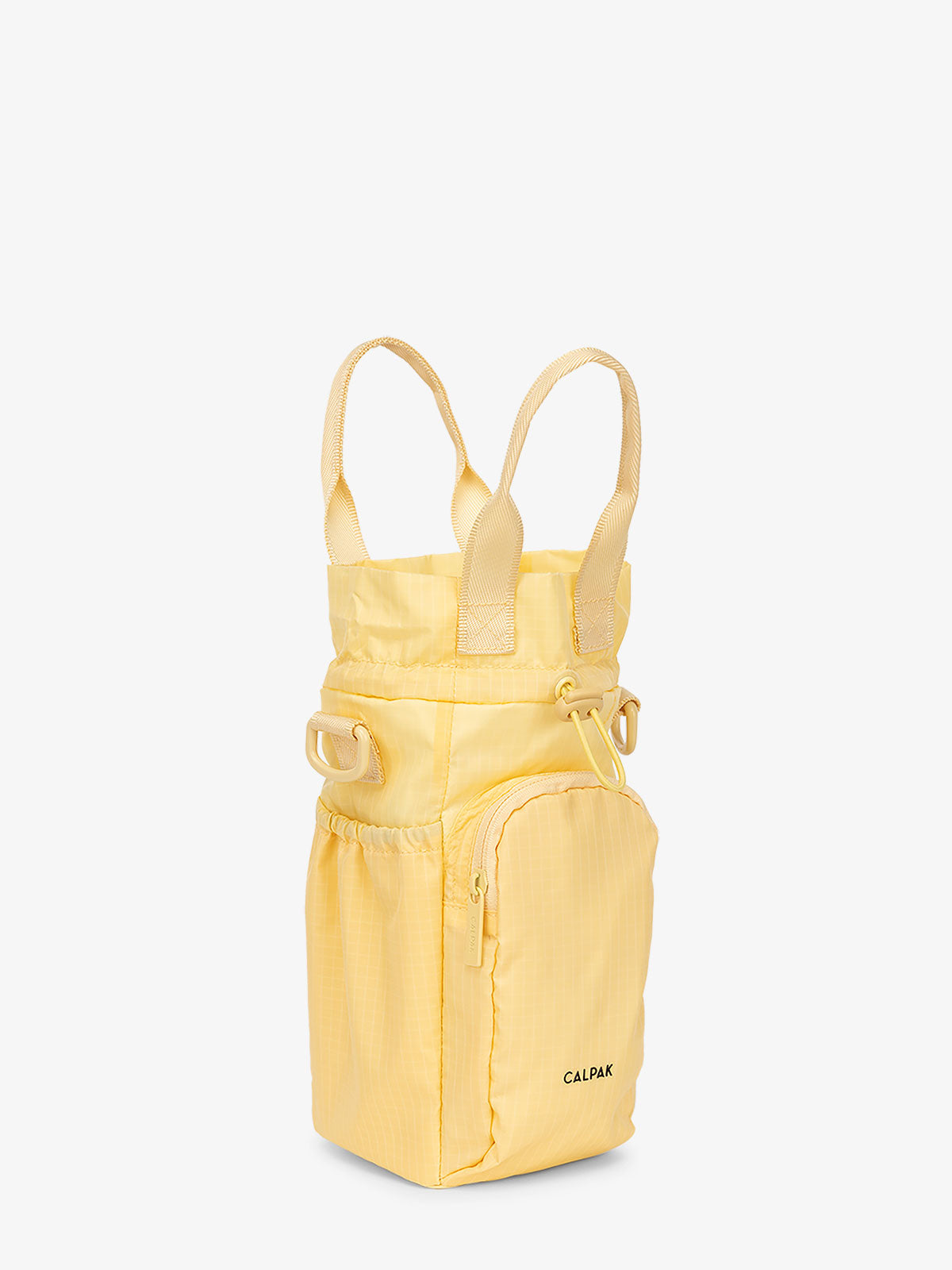 water bottle sling purse in lemonade yellow; AWH2101-LEMONADE
